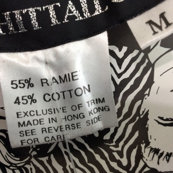 Whittall & Shon Autre Marque whittall & shon Knot Sweater Black Pink Red NWT 80s - Picture 13 of 13